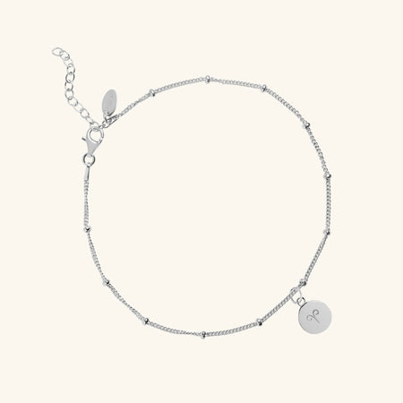 Zodiac Anklet Silver